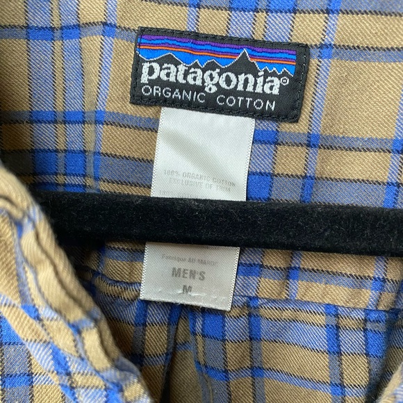 Patagonia Men’s Plaid Button Down Long Sleeve Shirt Size Medium - Picture 3 of 8